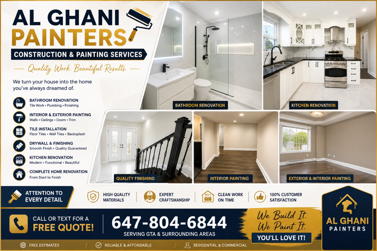Alghani painter and home renovation services