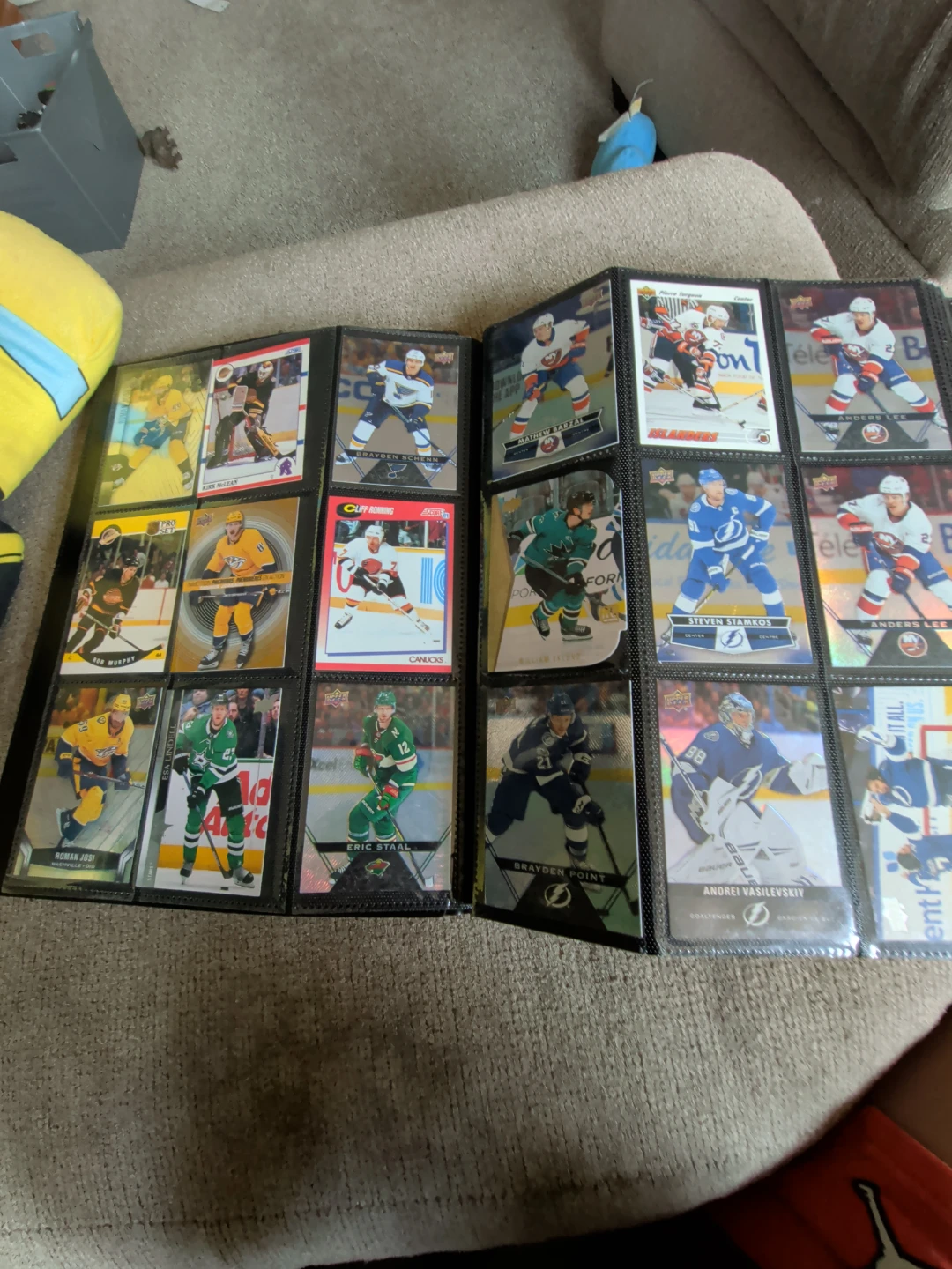 Hockey Trading Card Collection Binder