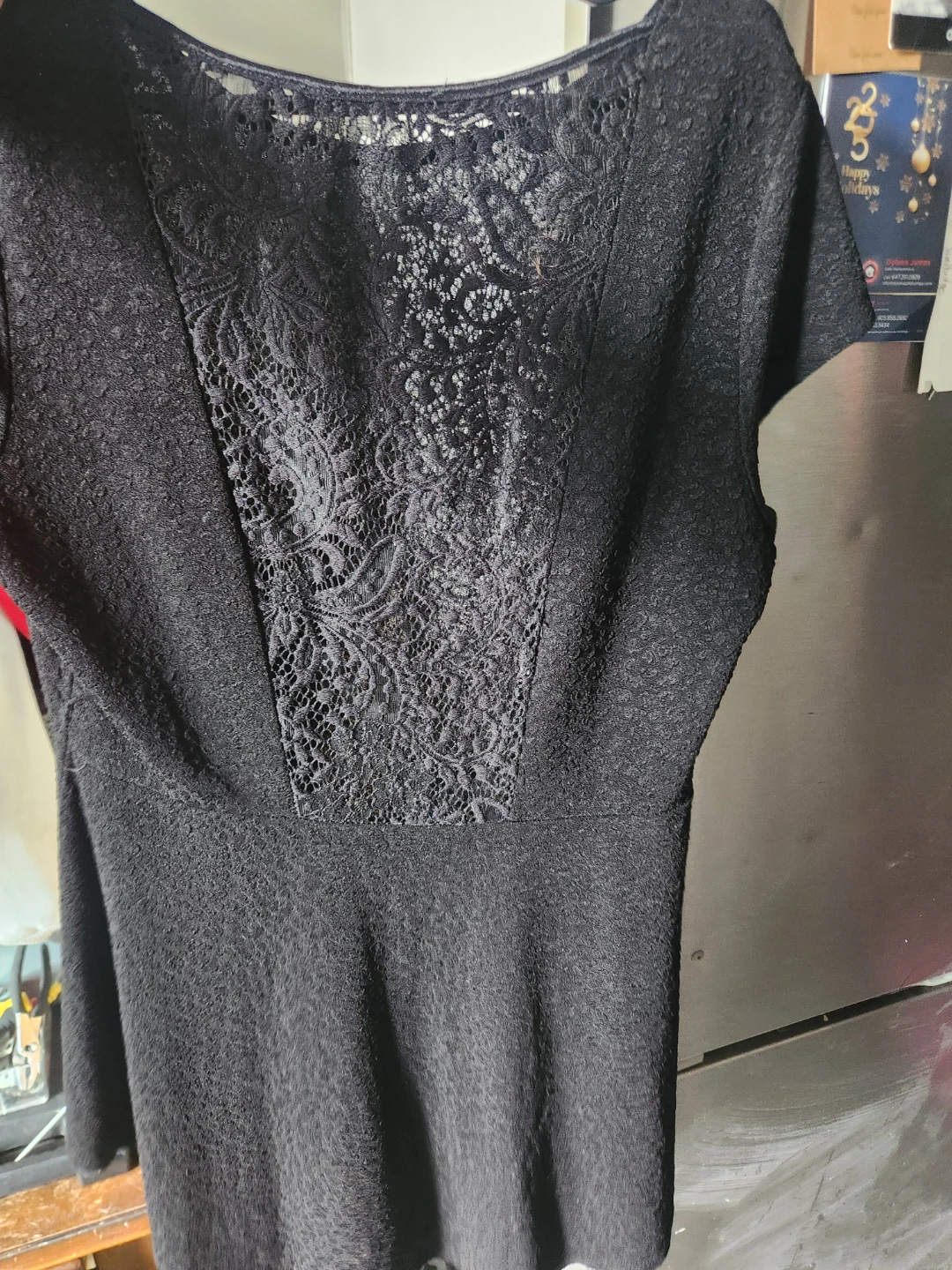Black Lace Back Top - photo 3