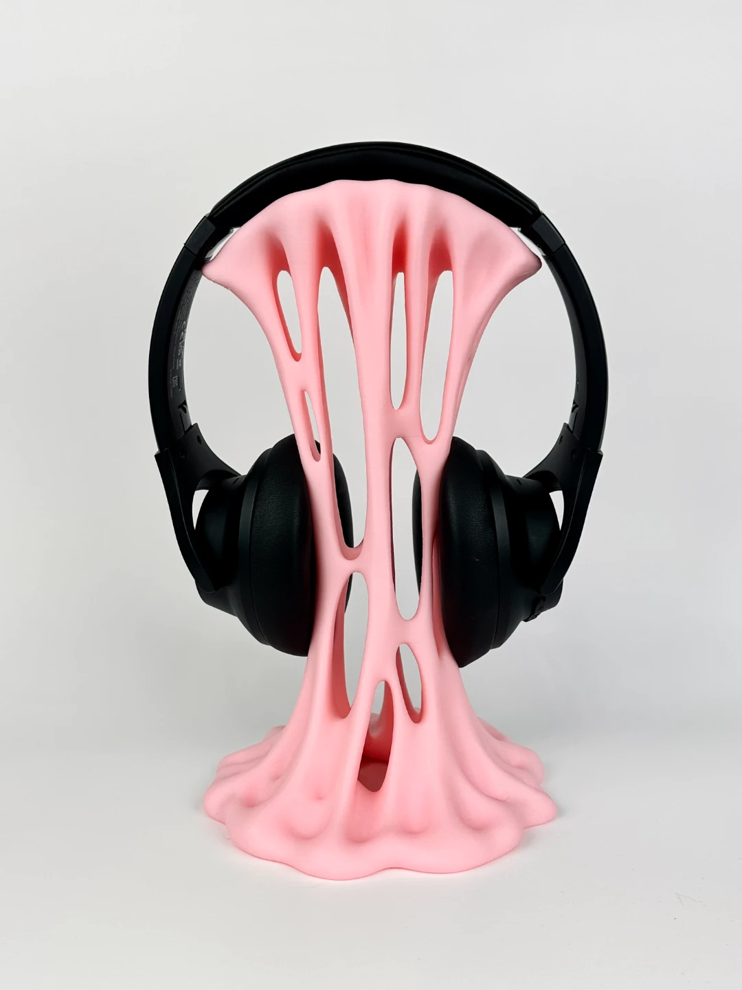 Headphone Stand - Pink Gum Drip Design