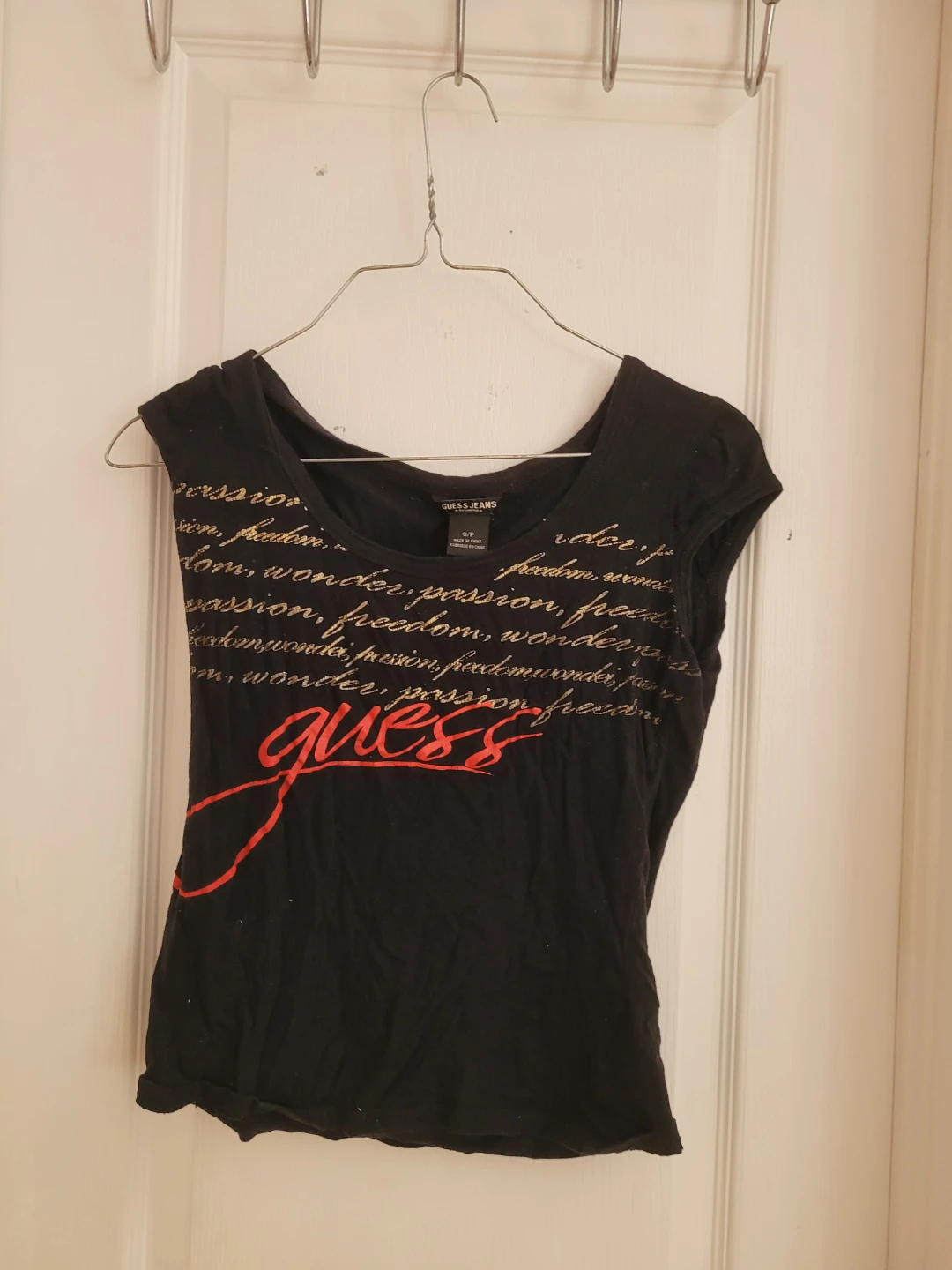 Guess Jeans Black T-Shirt