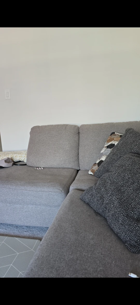 Ashley's Grey Sectional Sofa - photo 2