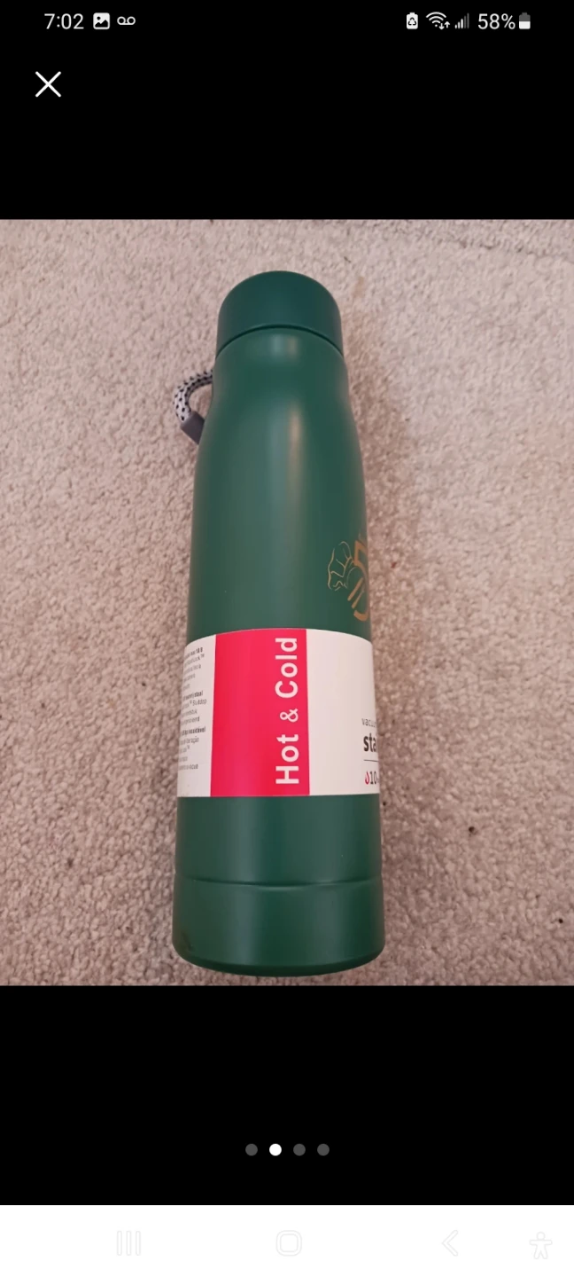 Five Chefs Green Stainless Steel Water Bottle - photo 3