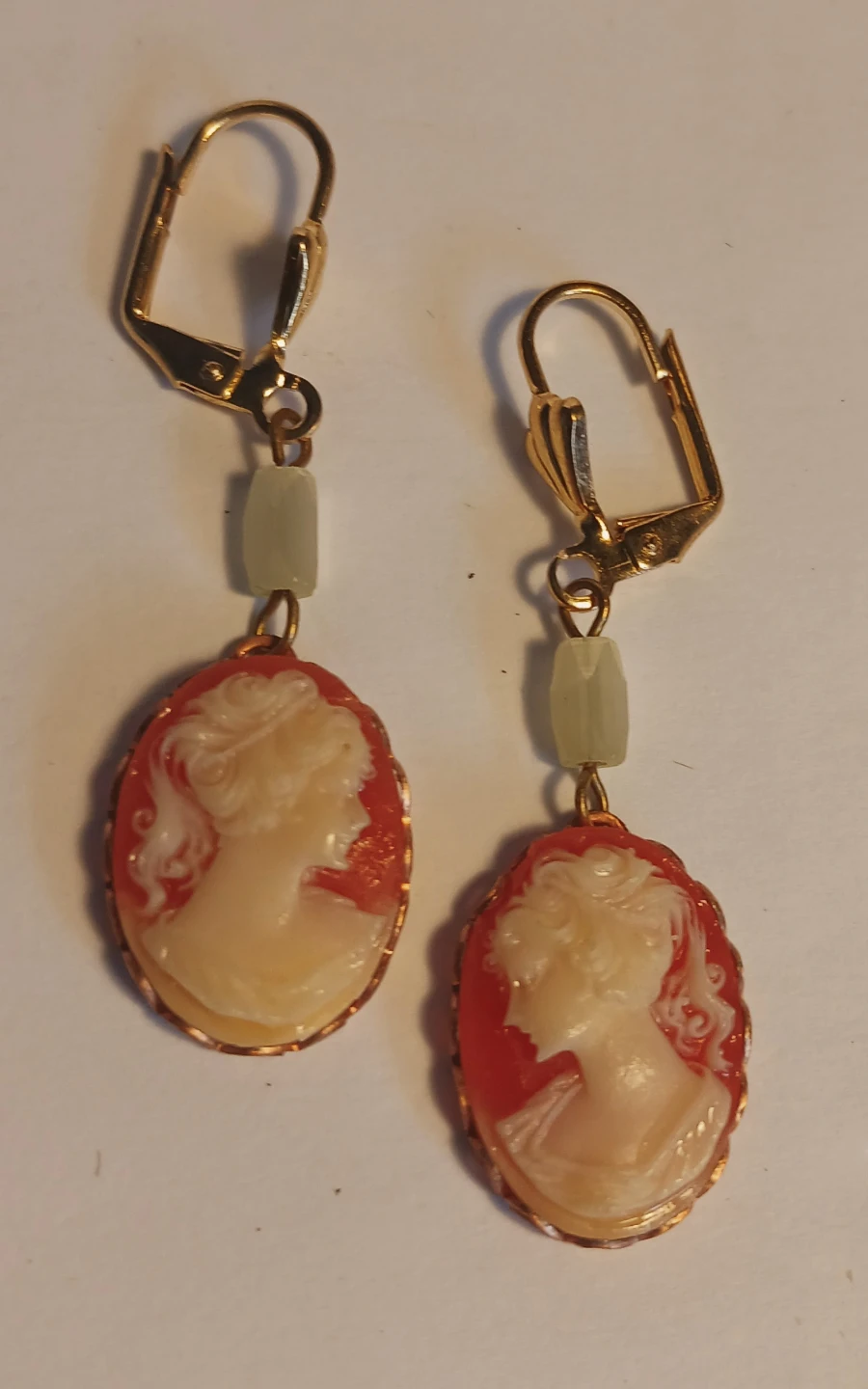Cameo Leverback Earrings - photo 4