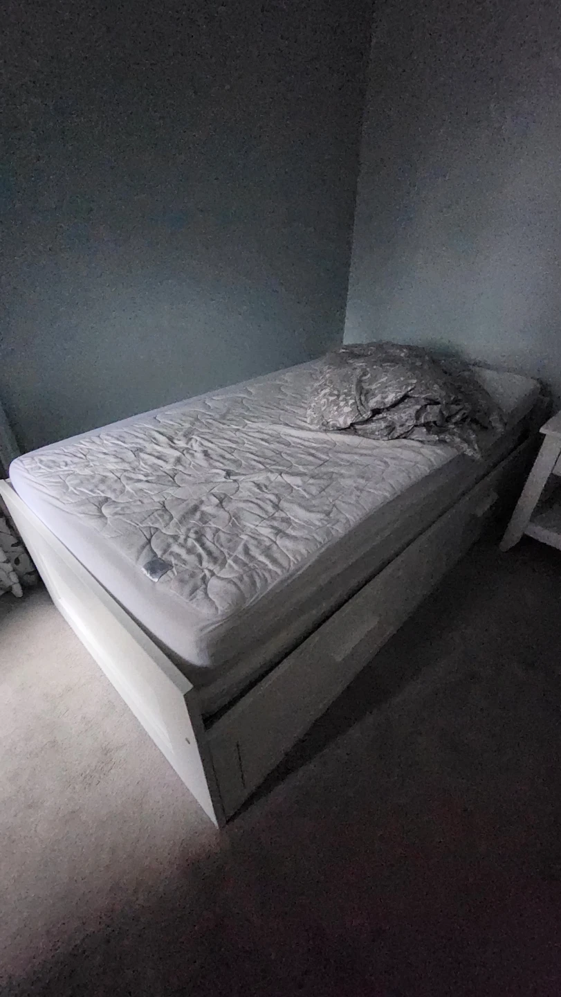 Twin Ikea Bed Frame with Storage Drawers - photo 4