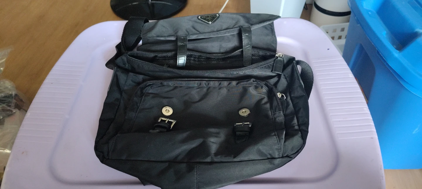 Black "Original 1971" Messenger Bag - photo 4