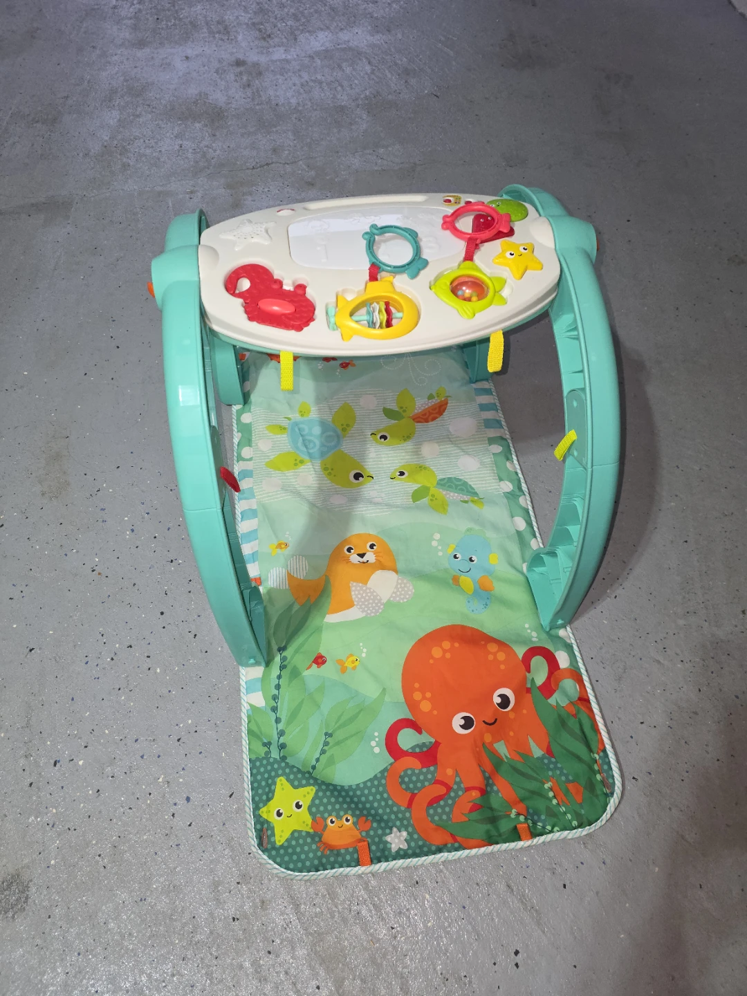 USED - Fisher-Price Ocean Wonders Kick & Play Piano Gym - photo 3
