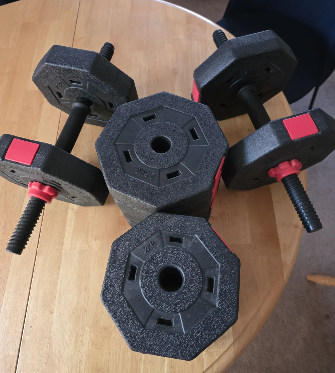 Adjustable Dumbell Set - 50lbs