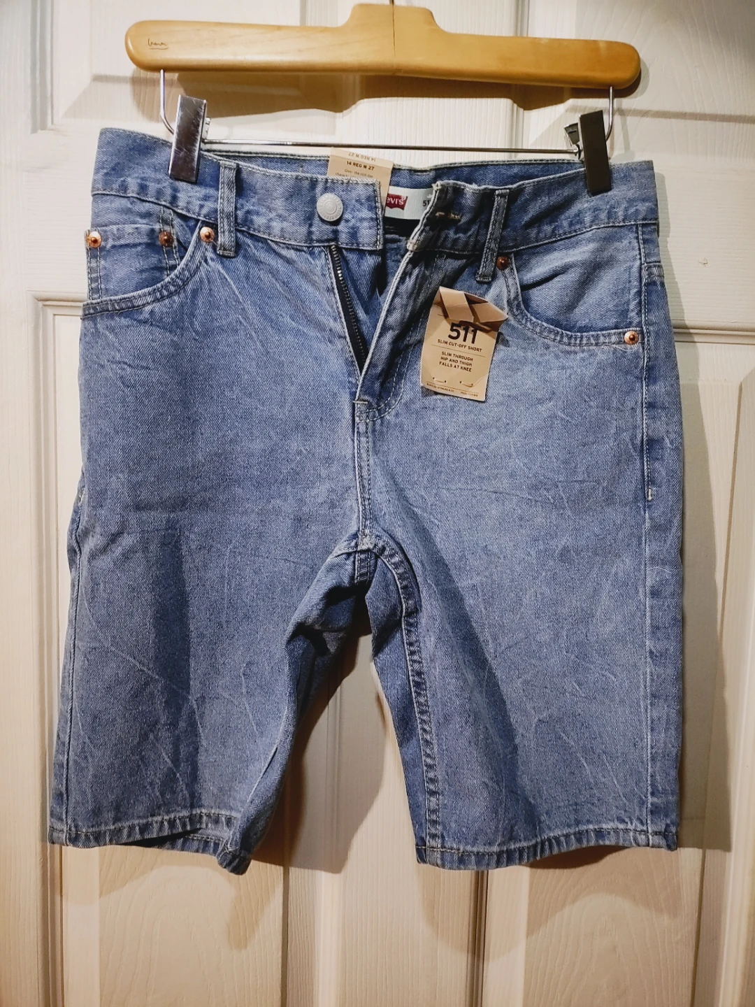 Levi's 511 Cut-Off Shorts size 14 new