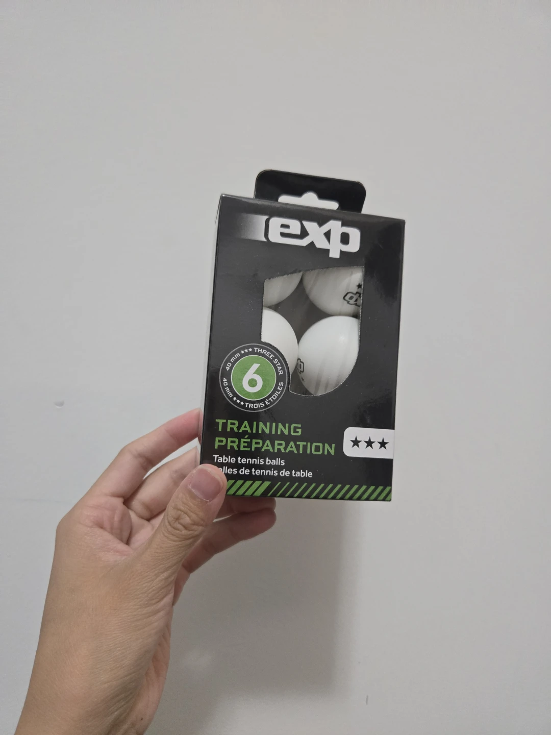 EXP Vortex Table Tennis Paddle and 6 Training Bal Setls - photo 4