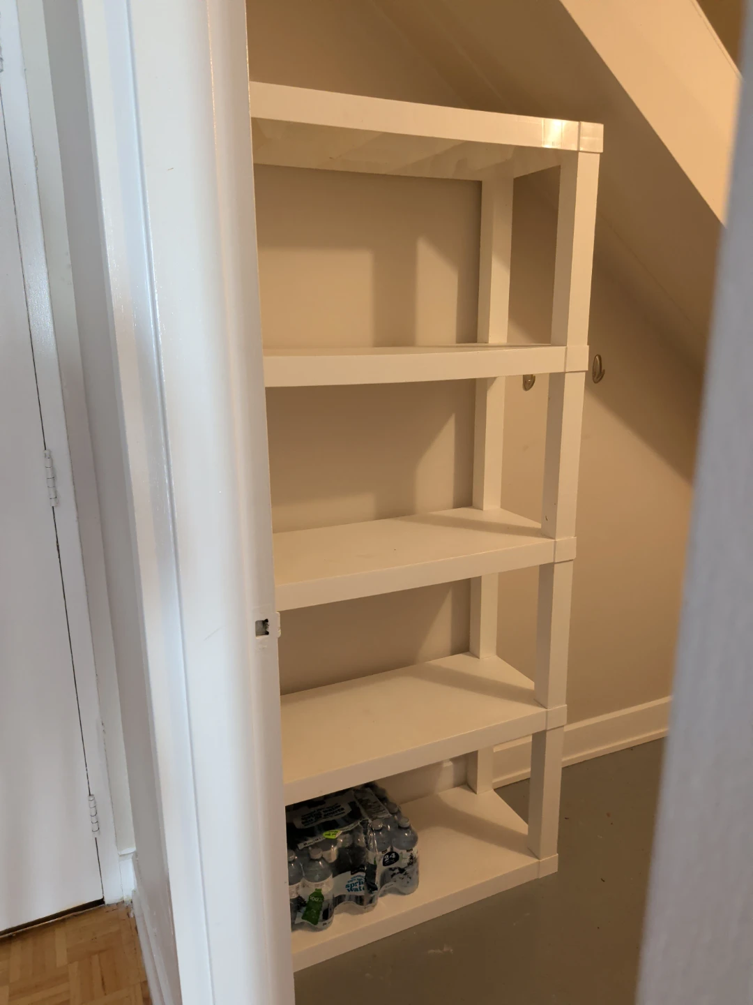 White 5-Shelf Storage Unit - photo 2