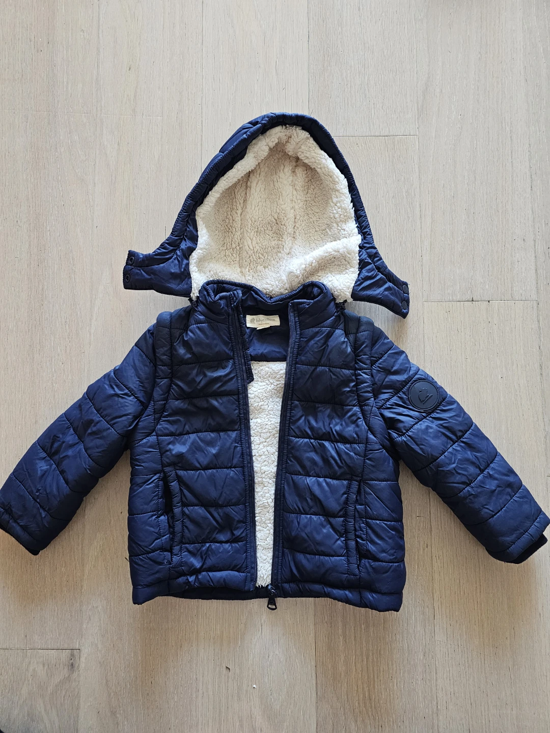Babycottonts Blue Puffer Vest Jacket 3 Years