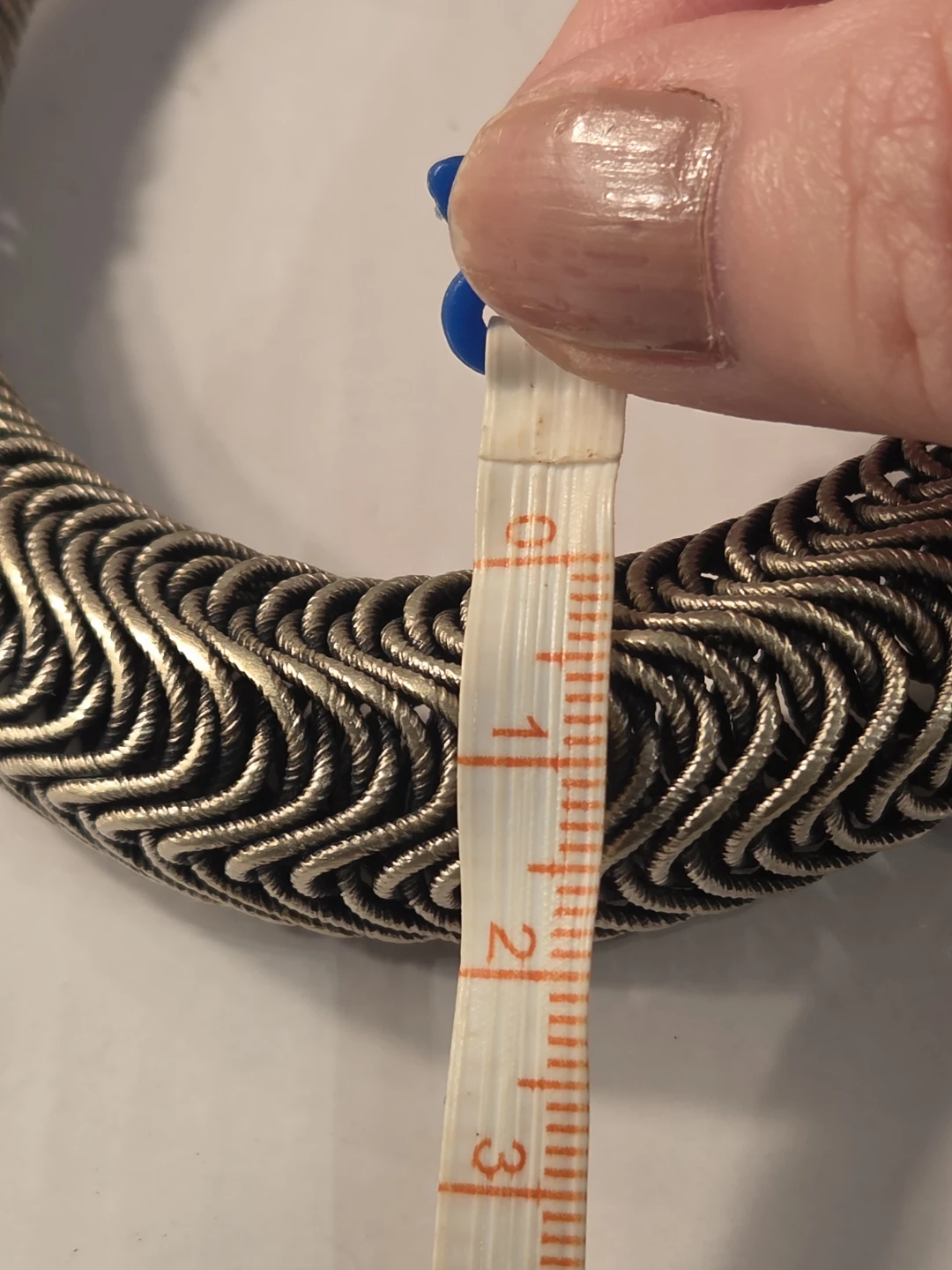Woven Metal Cuff Bracelet - photo 3