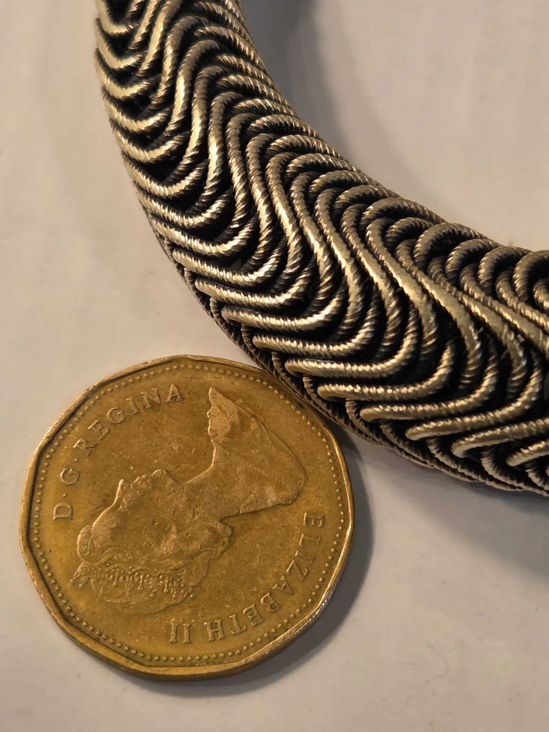 Woven Metal Cuff Bracelet - photo 4