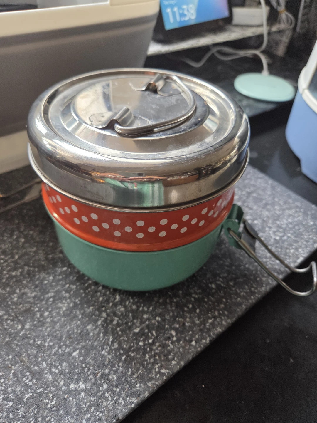 Stainless Steel Stackable Lunch Container - photo 2