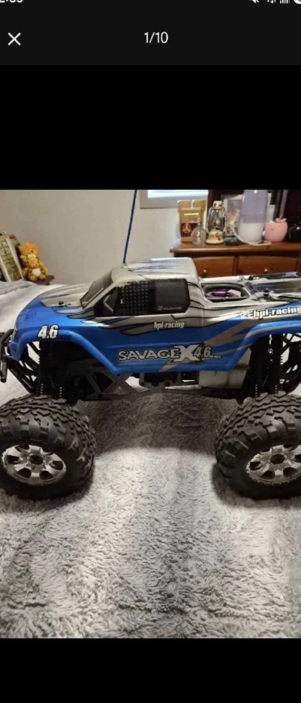 Savage x 4.6 1/8 scale rc truck