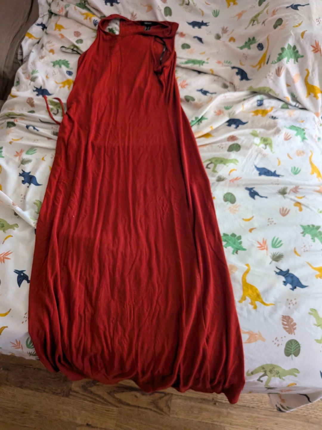 Forever 21 Red Maxi Dress Size L - photo 2