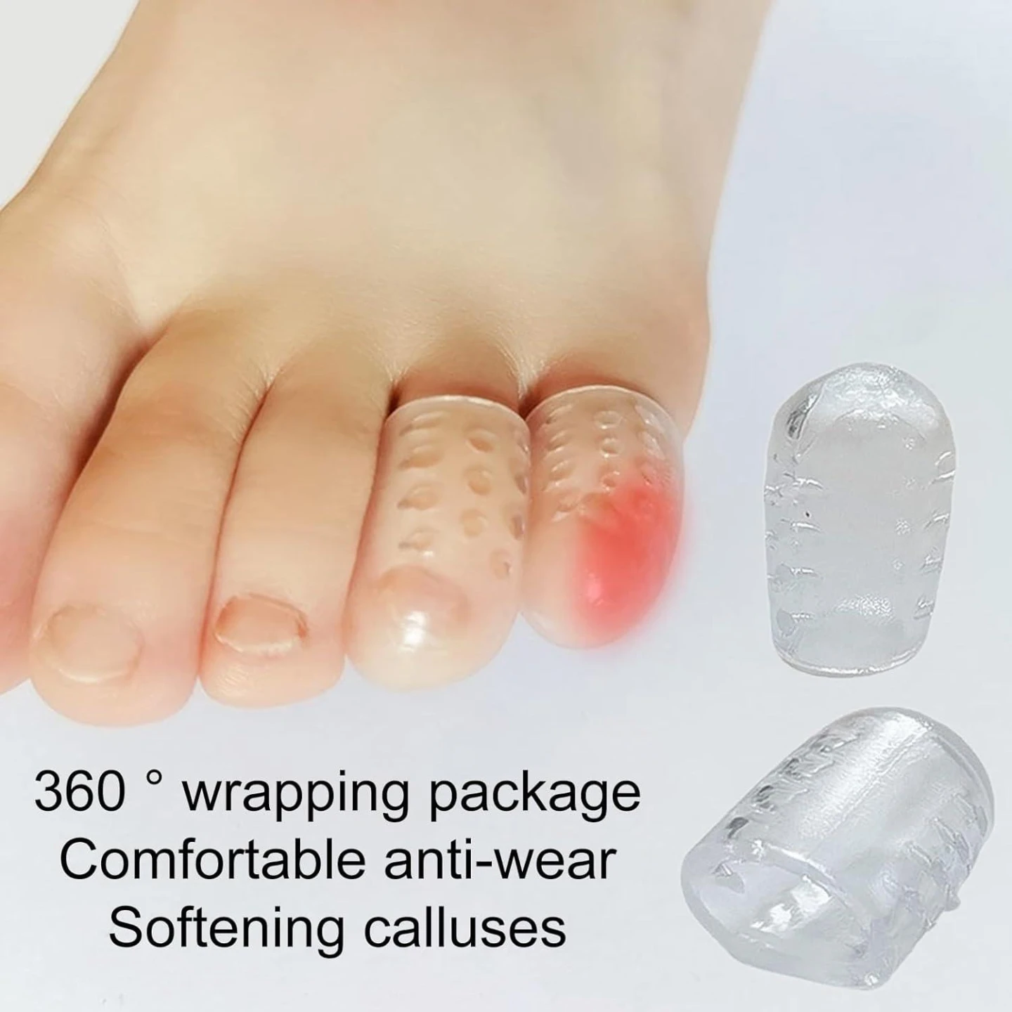 Japan-Trend Silicone Toe Guards for Heels