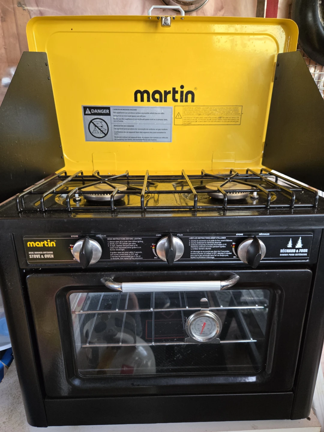 Martin Dual Burner Outdoor Stove & Oven