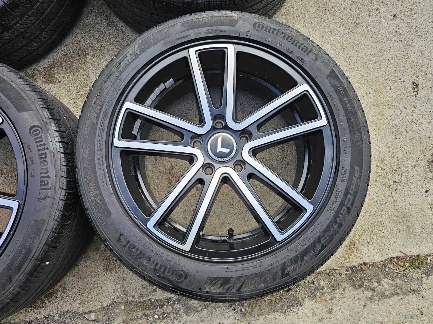 245/45 R18 ALL SEASON TIRES ON ALLOY RIMS 5×120 - photo 3