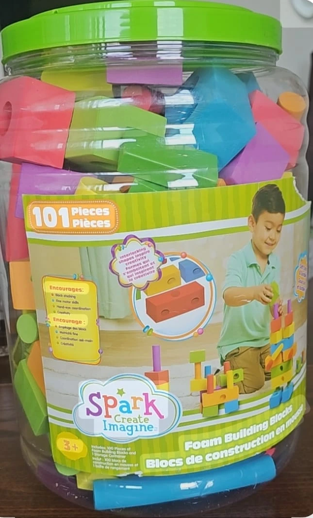 Spark Create Imagine Foam Building Blocks - 101 Pieces