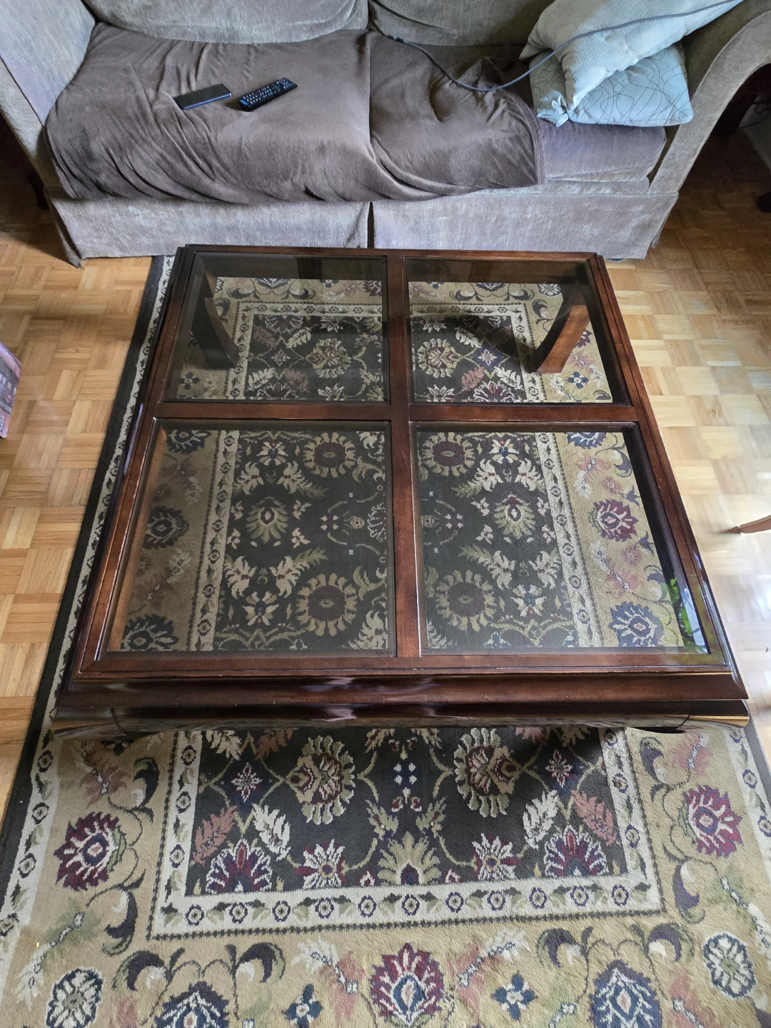 A vintage 1960s Chinoiserie chow leg Ming-style burl wood - photo 4