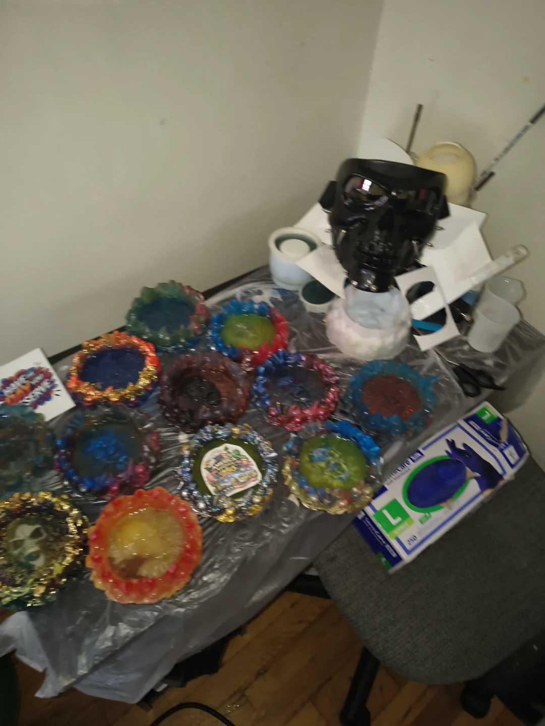 Handmade Resin Ashtrays (Various Designs) - photo 3