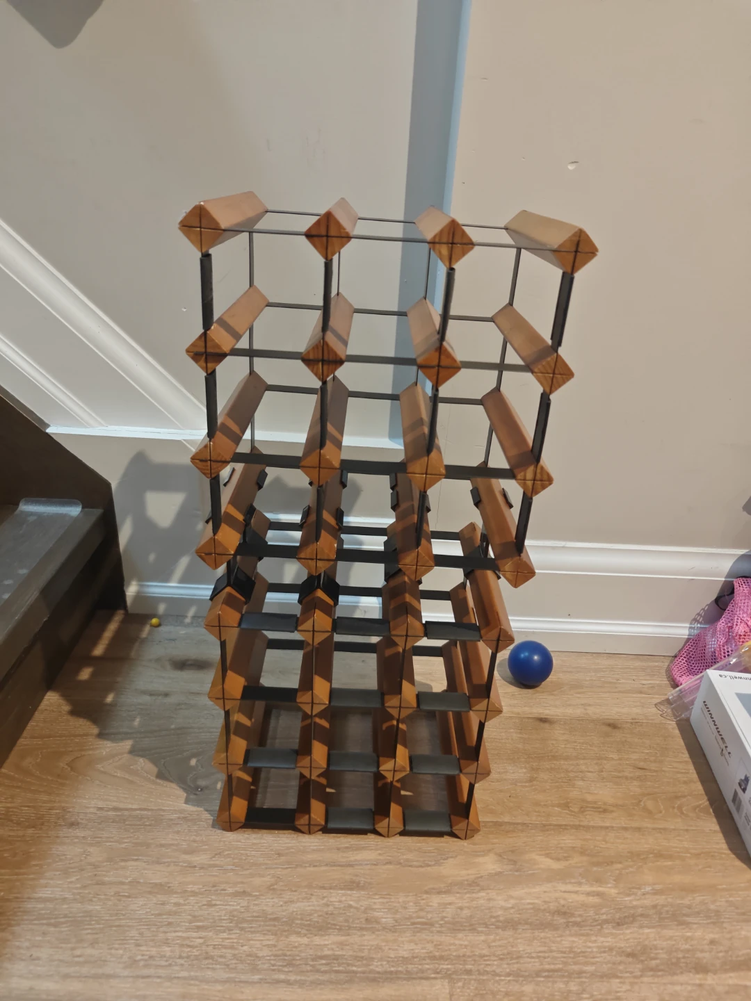 Wooden Wine Rack x2