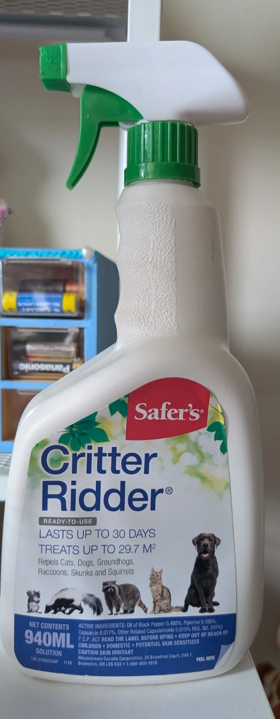 Safer's Critter Ridder Ready-To-Use Repellent - 940mL