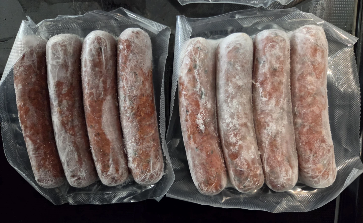 Free sausages – 2 packs (4 in each pack)