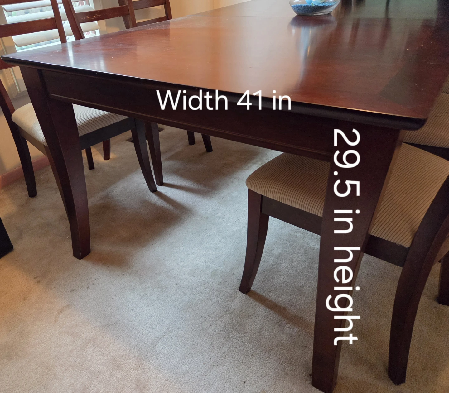 Wooden Dining Table with Leaf Insert - photo 2