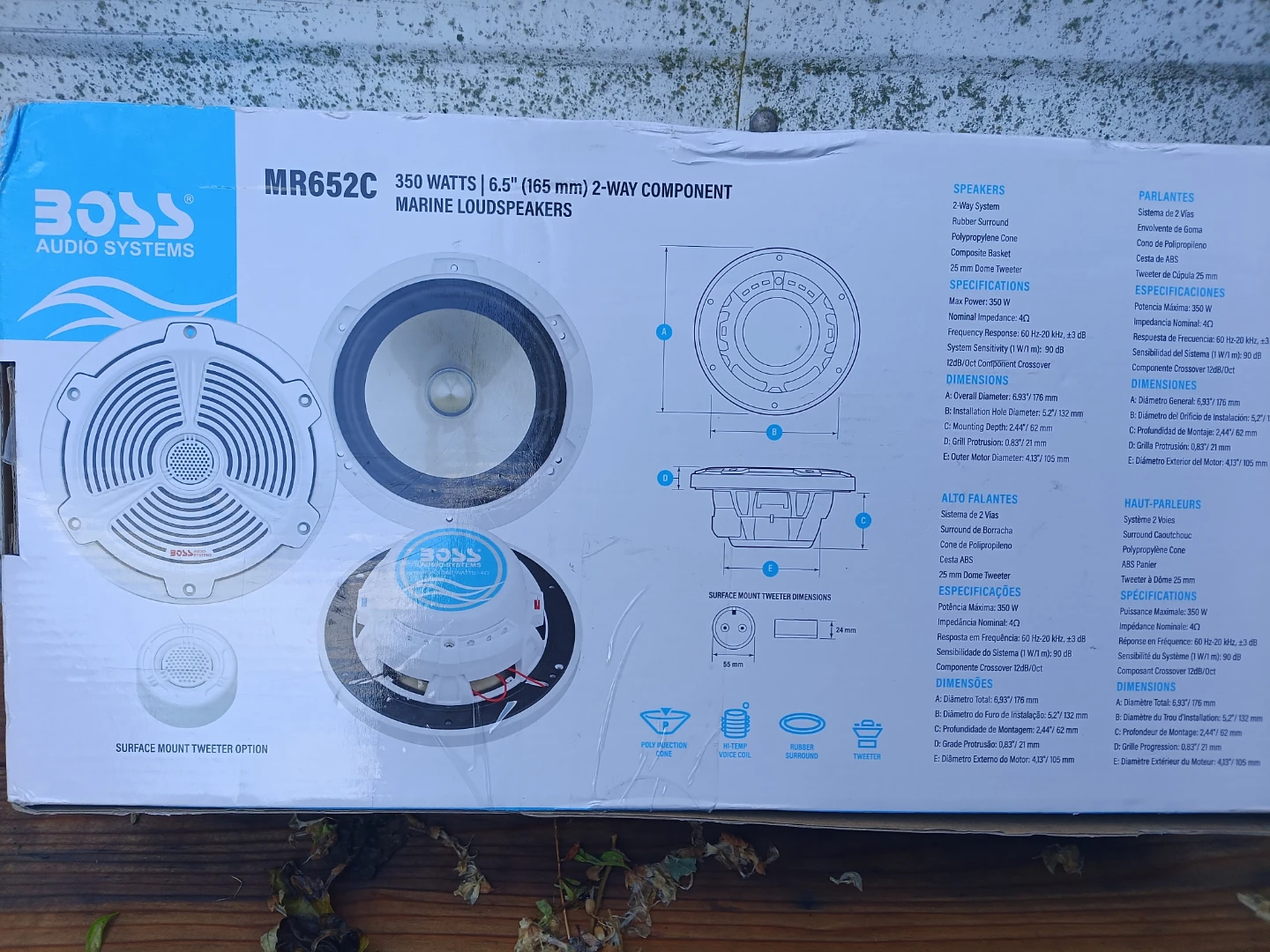 BOSS Audio MR652C 6.5 Inch Marine Boat Speakers - photo 5