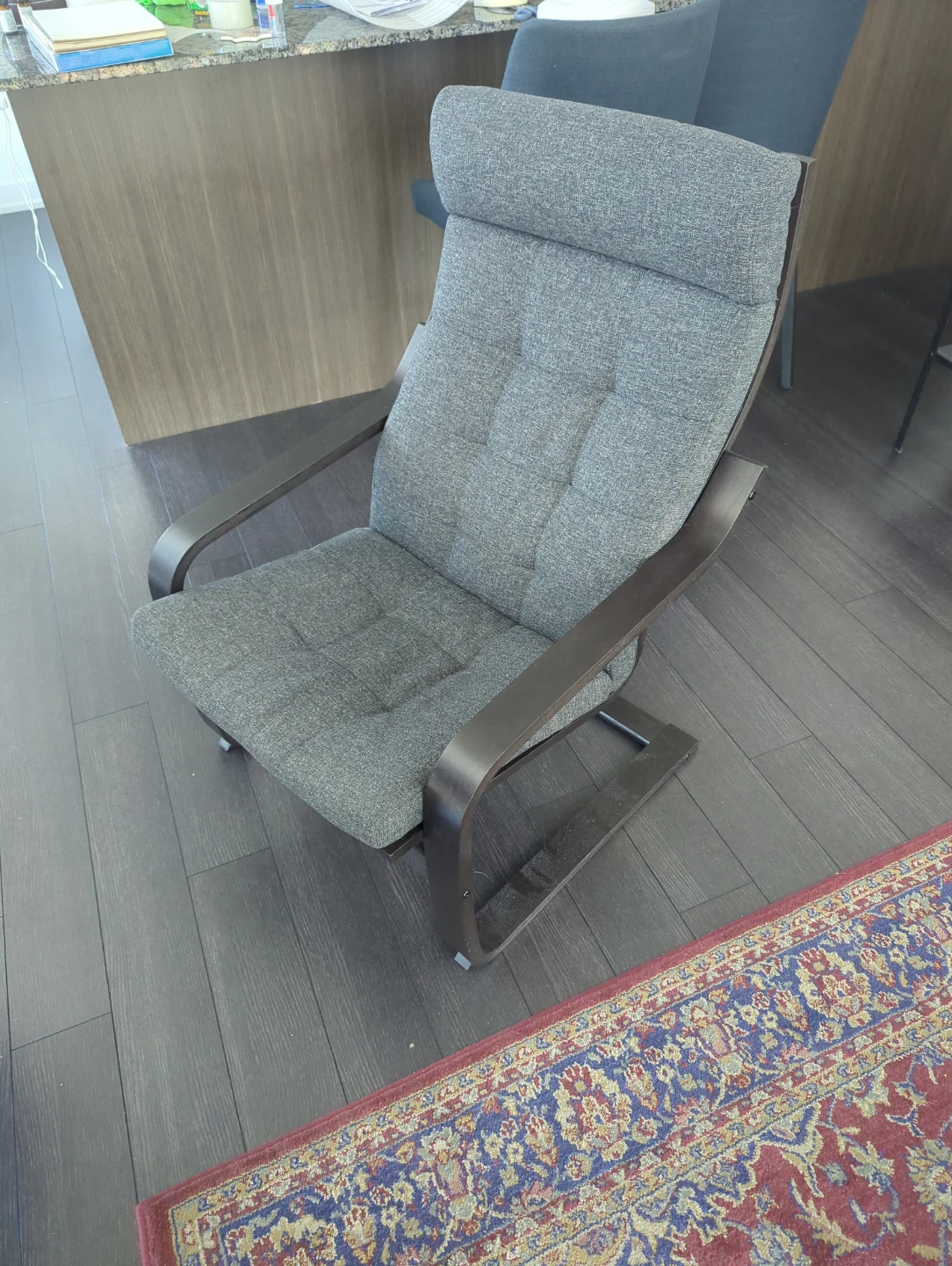 IKEA Poang - Dark Grey Accent Chair - photo 2