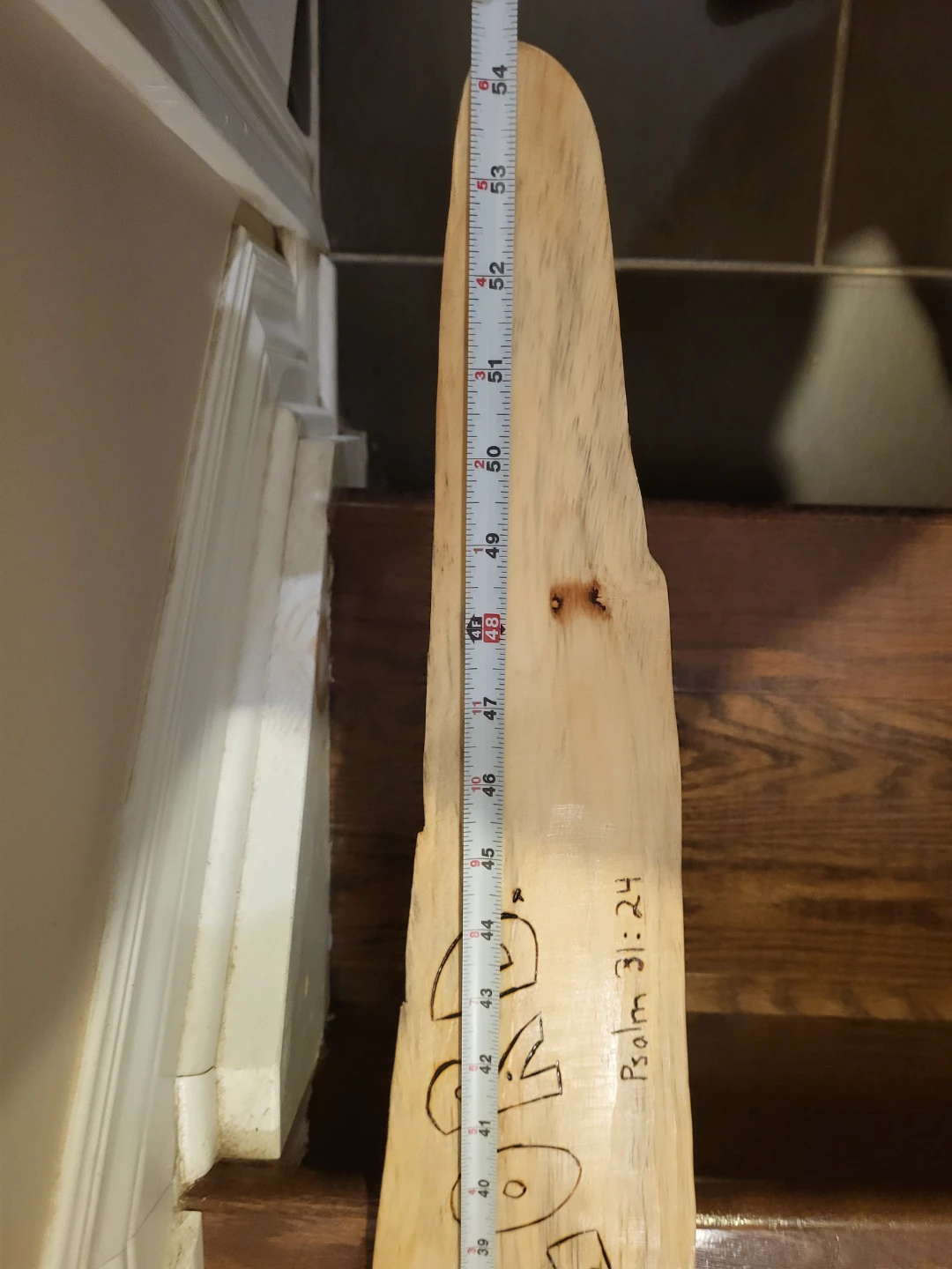 Wooden Sign "Hope in the Lord" - photo 3