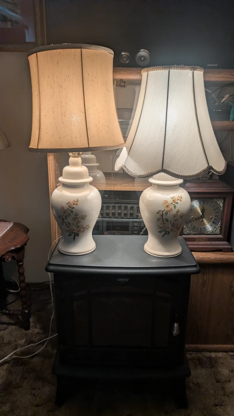 Two lamps in excellent shape different shades. - photo 2