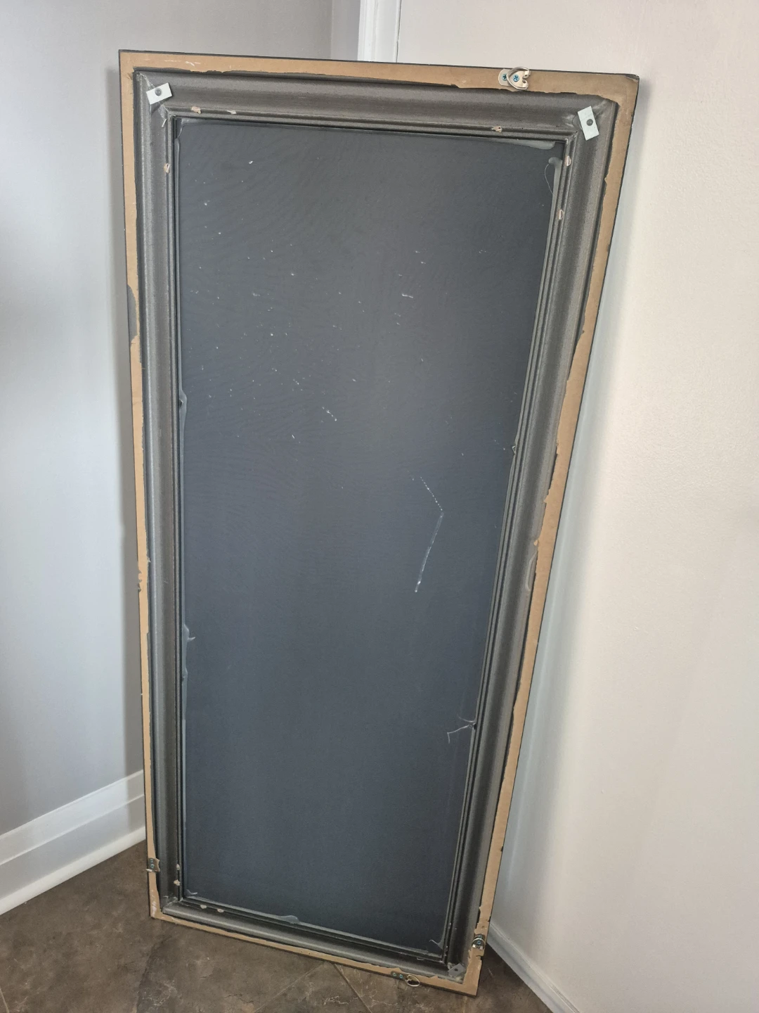 Full Length Wall Mirror with Silver Frame - photo 2