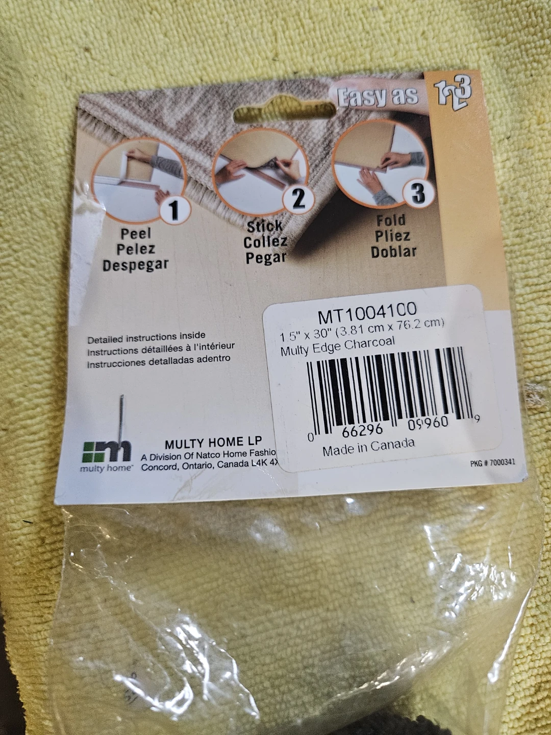 Multy Edge Adhesive Carpet Finishing Edge - Charcoal - photo 5