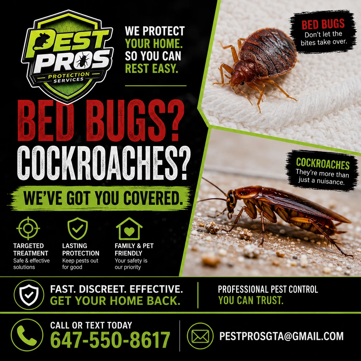 Bed Bug and Cockroach Exterminator