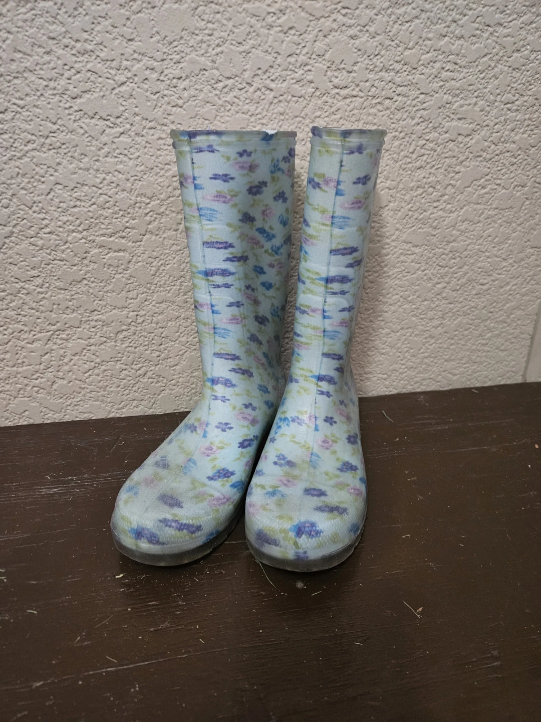 Kids' Floral Rain Boots Size 5
