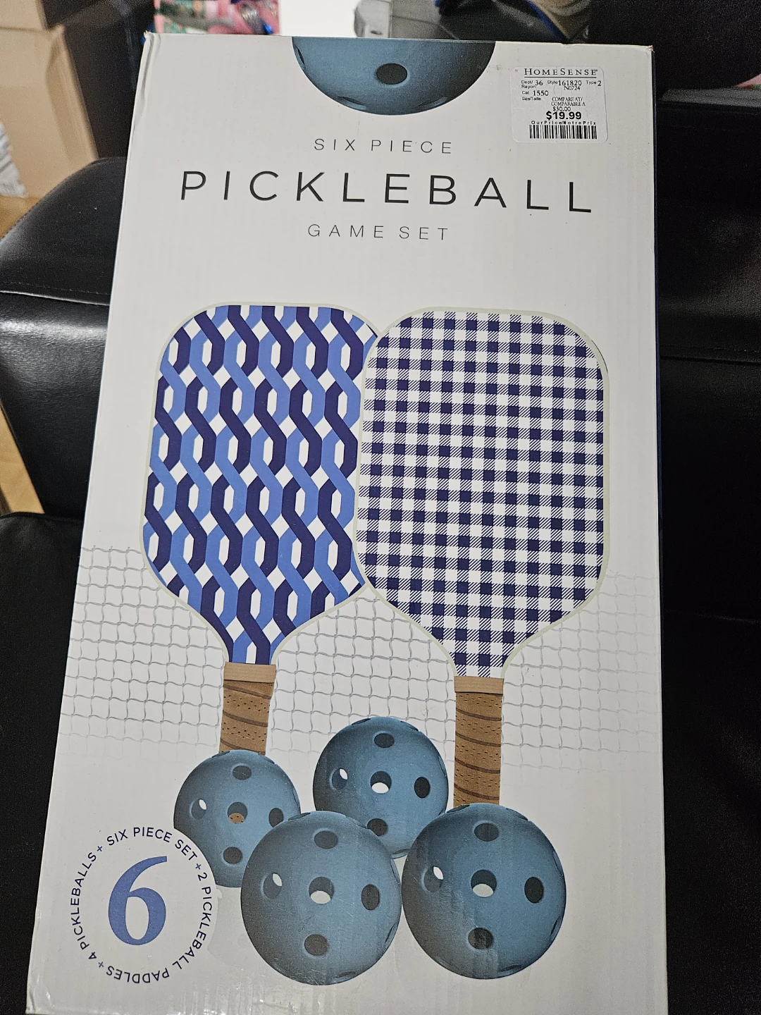 Homesense Six Piece Pickleball Game Set