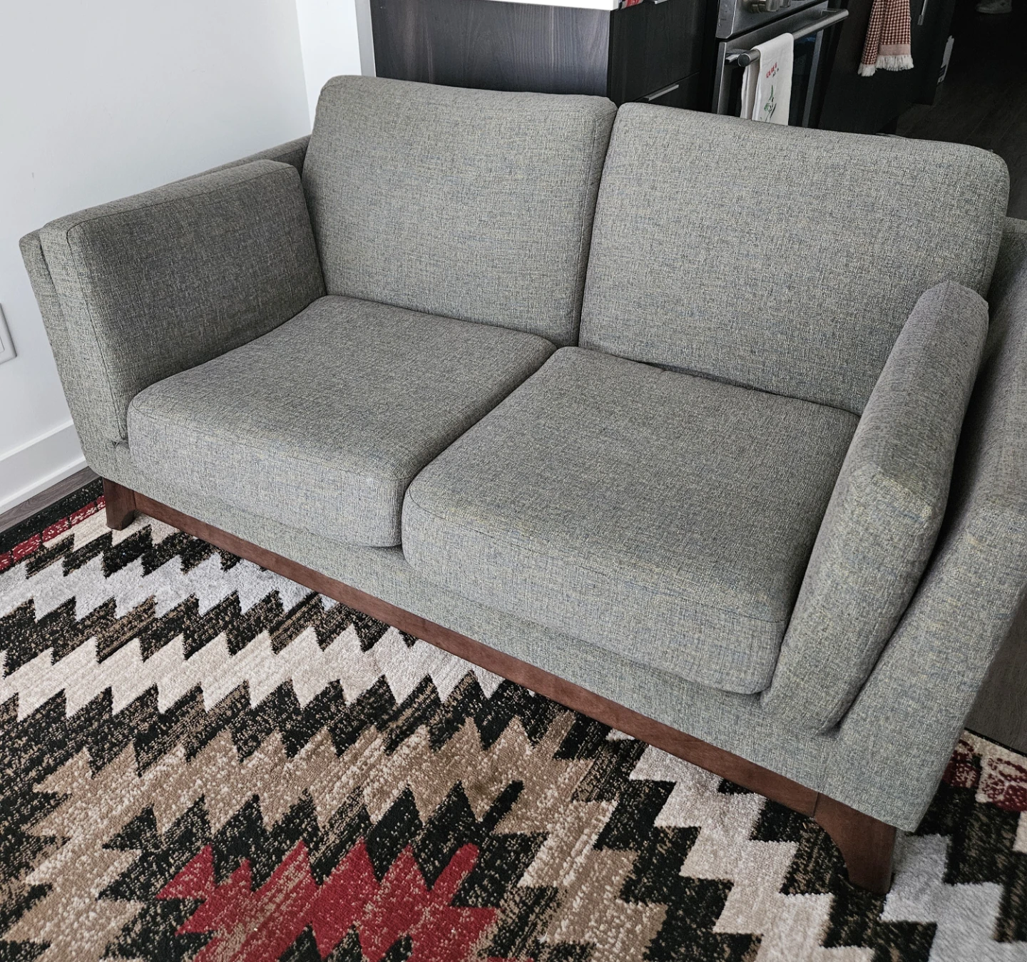 Article Green Loveseat 61"