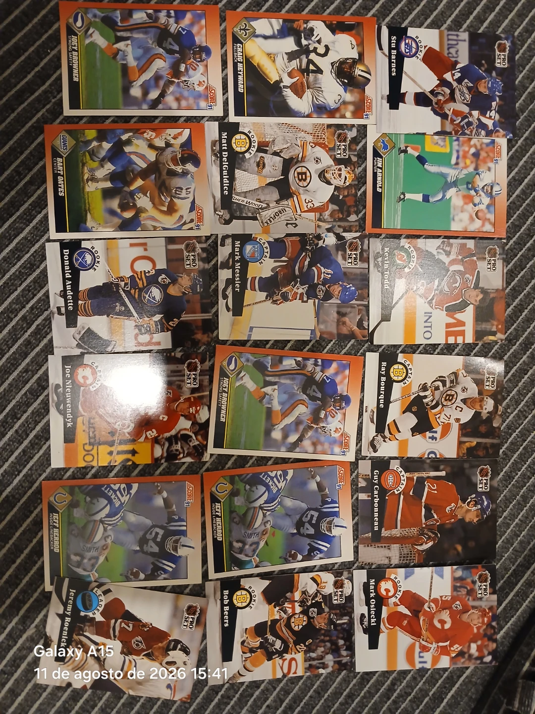 Assorted Pro Set Hockey and Football Cards - photo 2