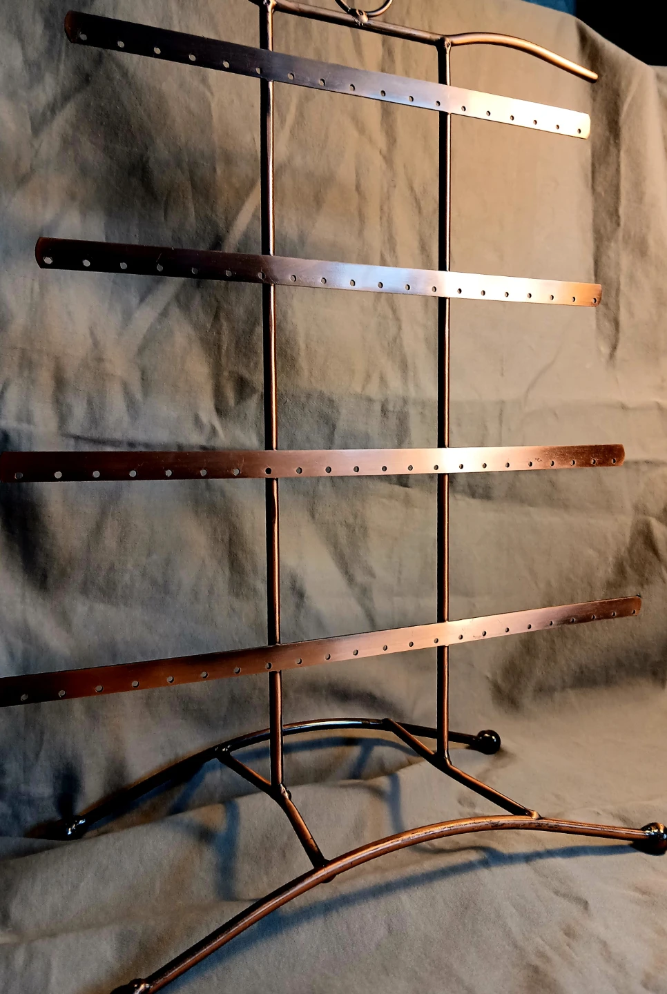 Copper Tone Earring and Jewellery Display Stand - photo 2