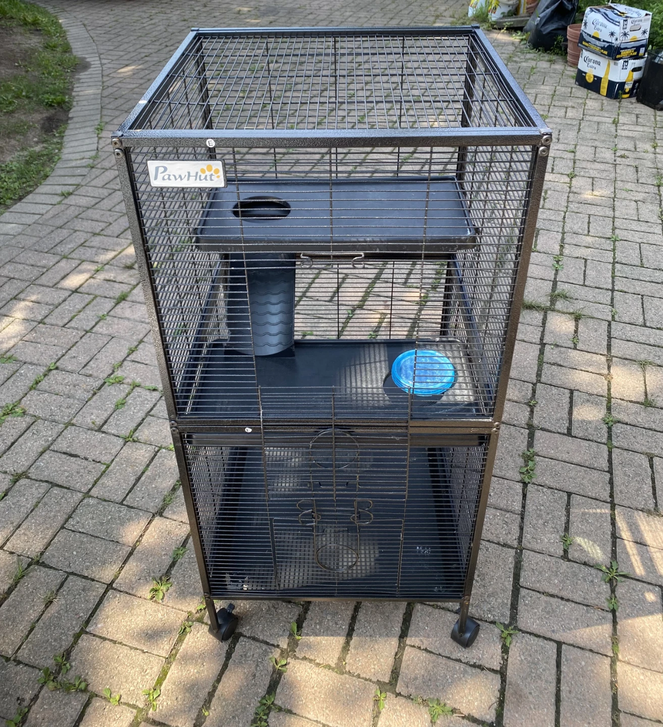 PawHut Multi-Level Small Animal Cage