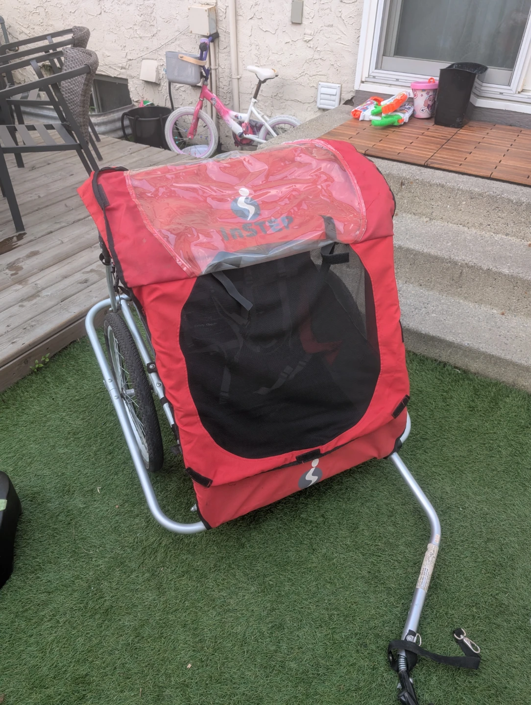Bicycle trailer for two kids - photo 4
