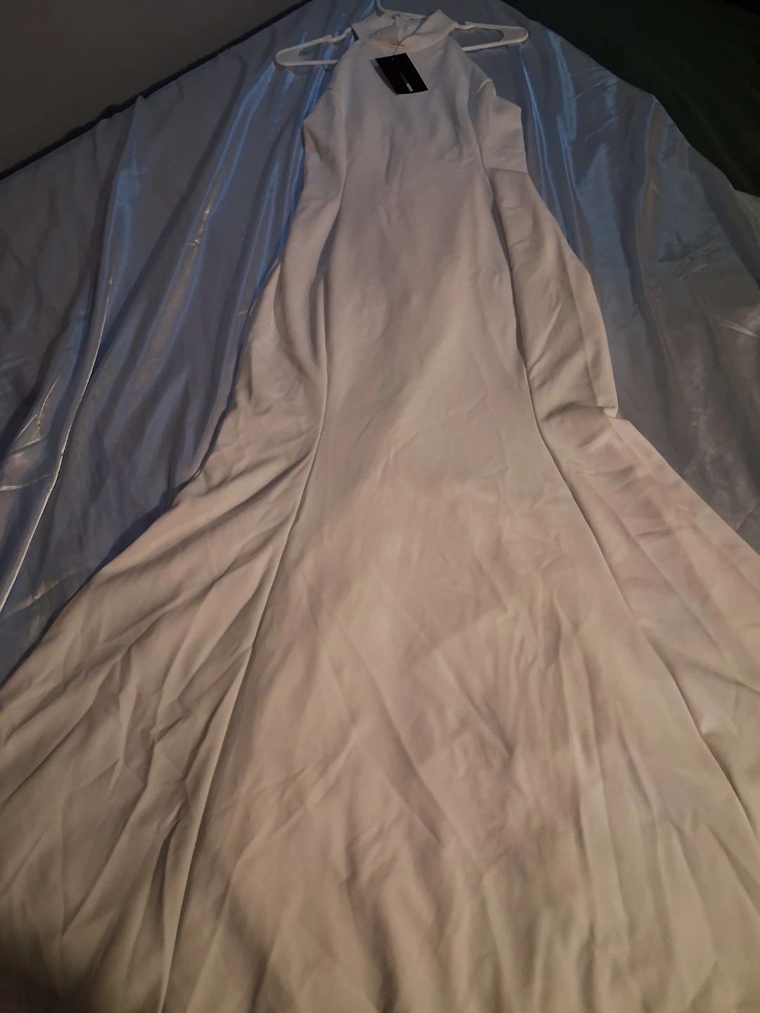 Fashion Nova The Royal Debut Dress Off White Size XL