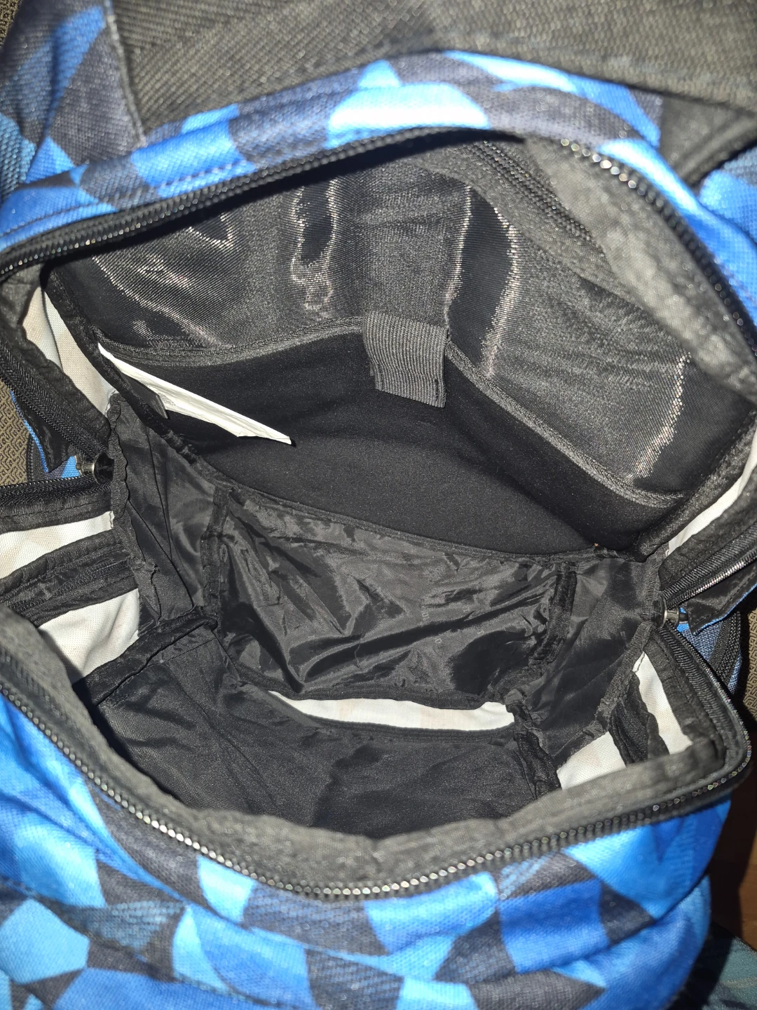Roots Backpack Blue Geometric Pattern - photo 2