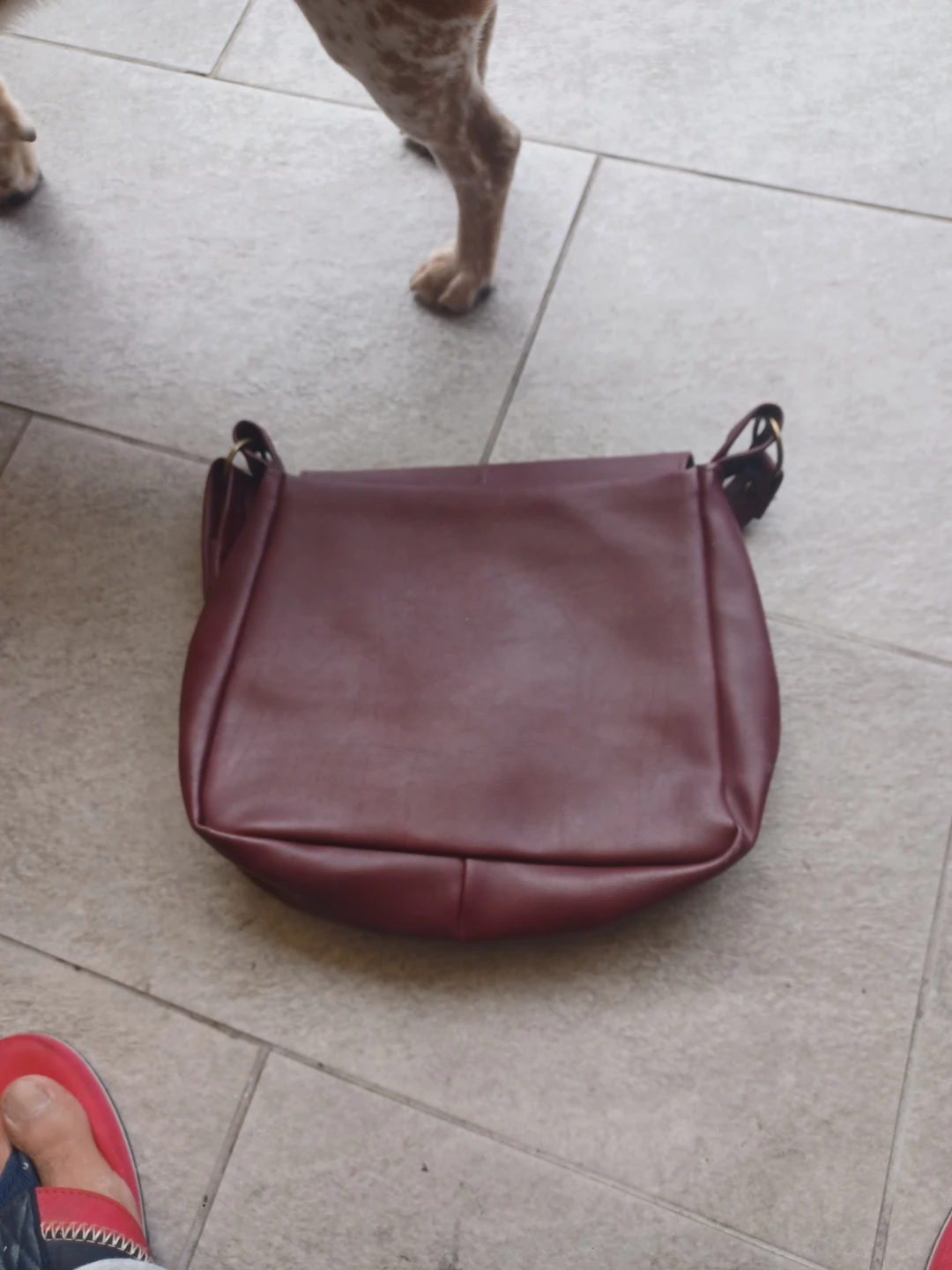 Maroon Crossbody Shoulder Bag - photo 2