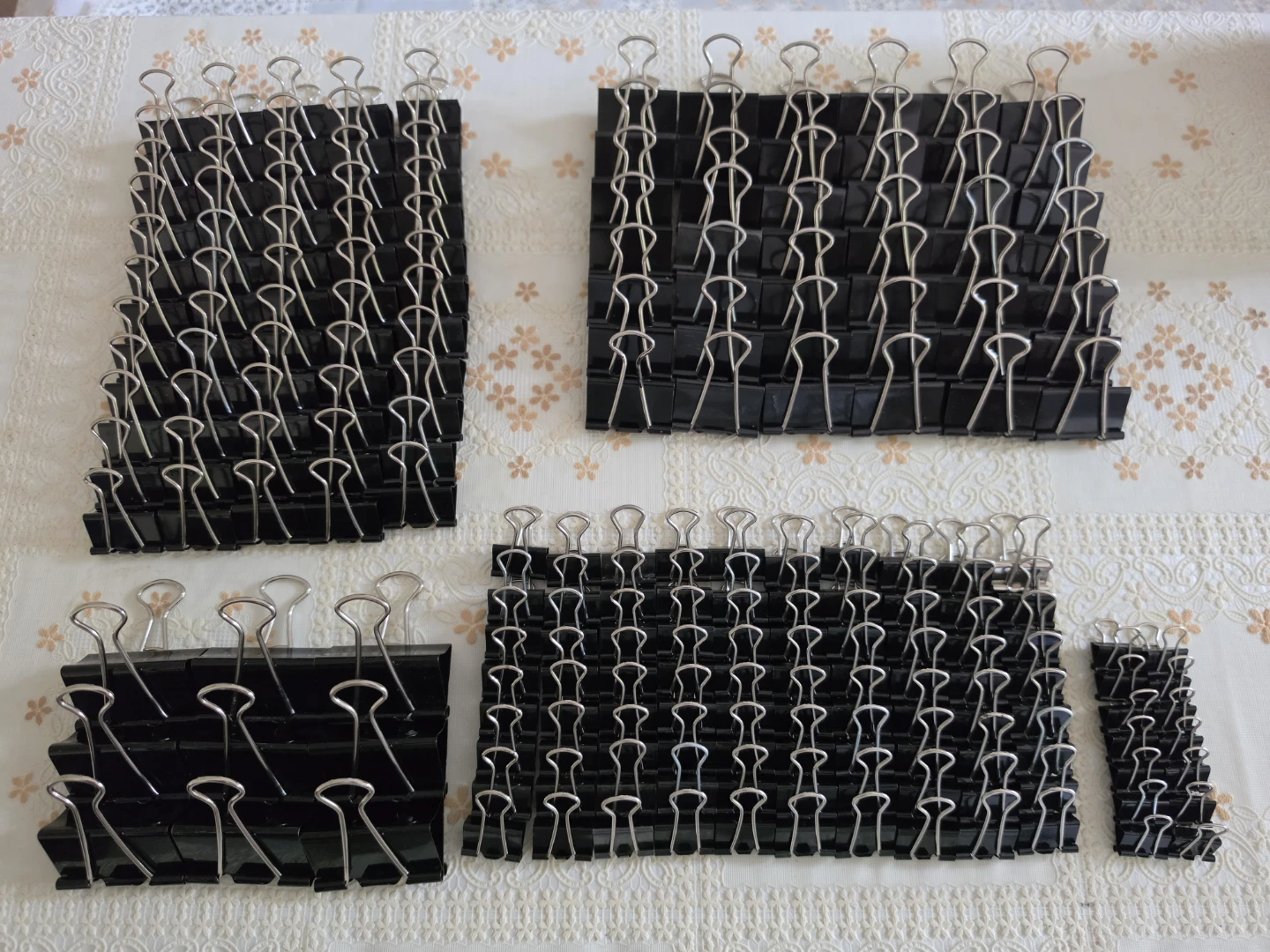 Binder Clips (200 Pieces) - Assorted Sizes