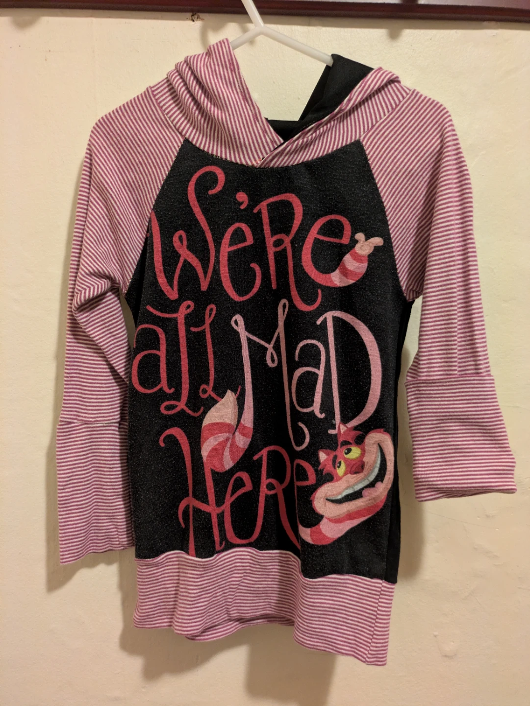 Grow With Me Cheshire Cat "We're All Mad Here" Hoodie - photo 3